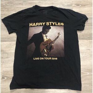 Harry Styels Official Live On Tour 2018 Shirt Men Size Medium Black‎